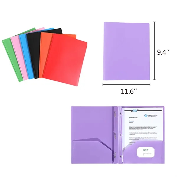 2-Pocket Poly Folder - 2-Pocket Poly Folder - Image 1 of 1
