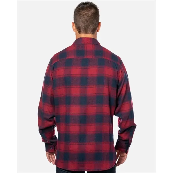 Burnside Men's Yarn-Dyed Flannel Shirt - Burnside Men's Yarn-Dyed Flannel Shirt - Image 19 of 58