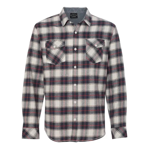 Burnside Men's Yarn-Dyed Flannel Shirt - Burnside Men's Yarn-Dyed Flannel Shirt - Image 56 of 58