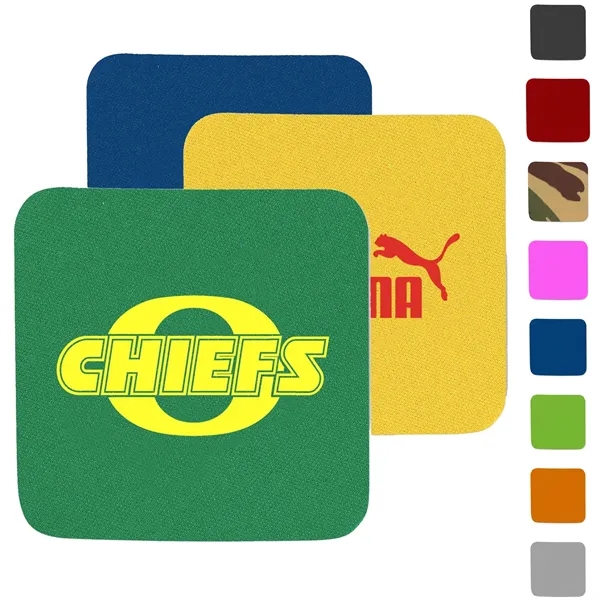 USA Printed 4" Square Coaster w/ Custom Logo - USA Printed 4" Square Coaster w/ Custom Logo - Image 0 of 10