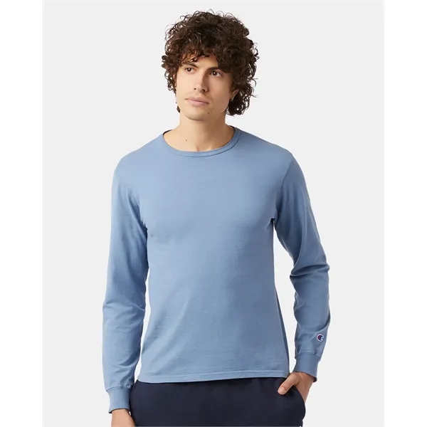 Champion Unisex Garment-Dyed Long Sleeve T-Shirt - Champion Unisex Garment-Dyed Long Sleeve T-Shirt - Image 0 of 12