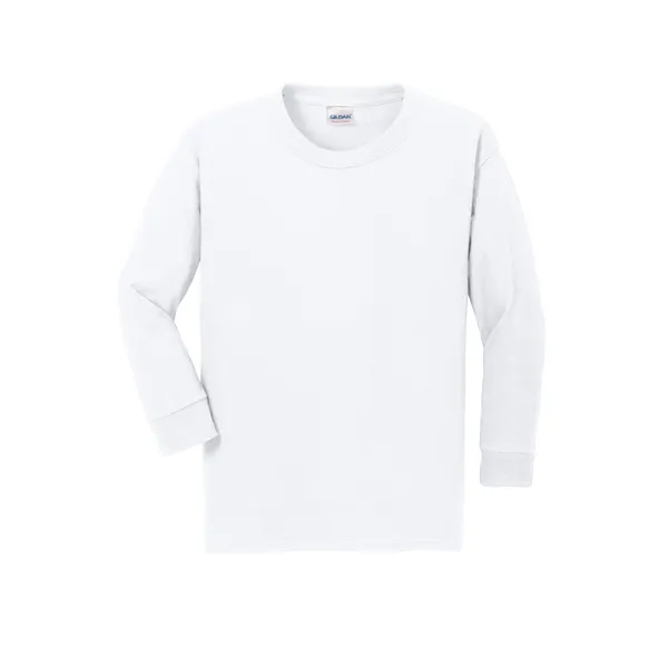 Gildan Youth Heavy Cotton 100% Cotton Long Sleeve T-Shirt. - Gildan Youth Heavy Cotton 100% Cotton Long Sleeve T-Shirt. - Image 2 of 41