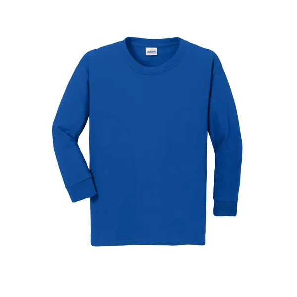 Gildan Youth Heavy Cotton 100% Cotton Long Sleeve T-Shirt. - Gildan Youth Heavy Cotton 100% Cotton Long Sleeve T-Shirt. - Image 28 of 41