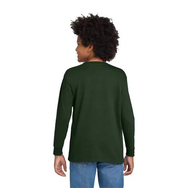 Gildan Youth Heavy Cotton 100% Cotton Long Sleeve T-Shirt. - Gildan Youth Heavy Cotton 100% Cotton Long Sleeve T-Shirt. - Image 39 of 41