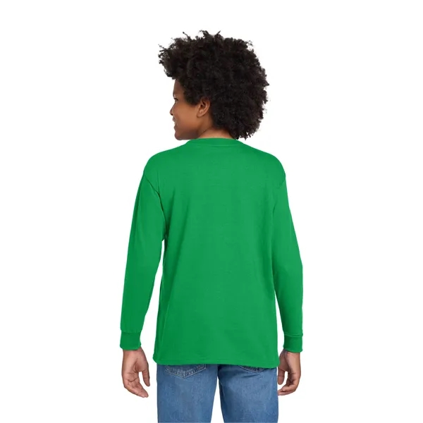 Gildan Youth Heavy Cotton 100% Cotton Long Sleeve T-Shirt. - Gildan Youth Heavy Cotton 100% Cotton Long Sleeve T-Shirt. - Image 41 of 41