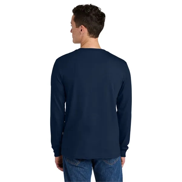 Jerzees Premium Blend Ring Spun Long Sleeve T-Shirt - Jerzees Premium Blend Ring Spun Long Sleeve T-Shirt - Image 10 of 46