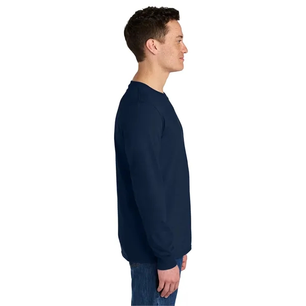 Jerzees Premium Blend Ring Spun Long Sleeve T-Shirt - Jerzees Premium Blend Ring Spun Long Sleeve T-Shirt - Image 11 of 46