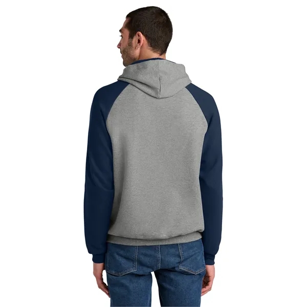 Jerzees Unisex NuBlend Colorblock Raglan Hoodie Sweatshirt - Jerzees Unisex NuBlend Colorblock Raglan Hoodie Sweatshirt - Image 1 of 19