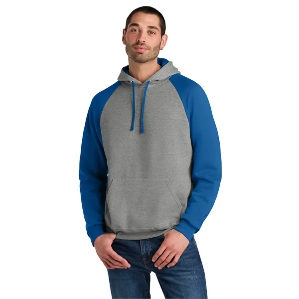 Jerzees Unisex NuBlend Colorblock Raglan Hoodie Sweatshirt - Jerzees Unisex NuBlend Colorblock Raglan Hoodie Sweatshirt - Image 9 of 19
