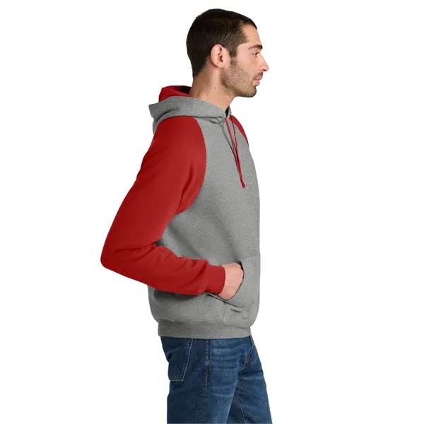 Jerzees Unisex NuBlend Colorblock Raglan Hoodie Sweatshirt - Jerzees Unisex NuBlend Colorblock Raglan Hoodie Sweatshirt - Image 16 of 19