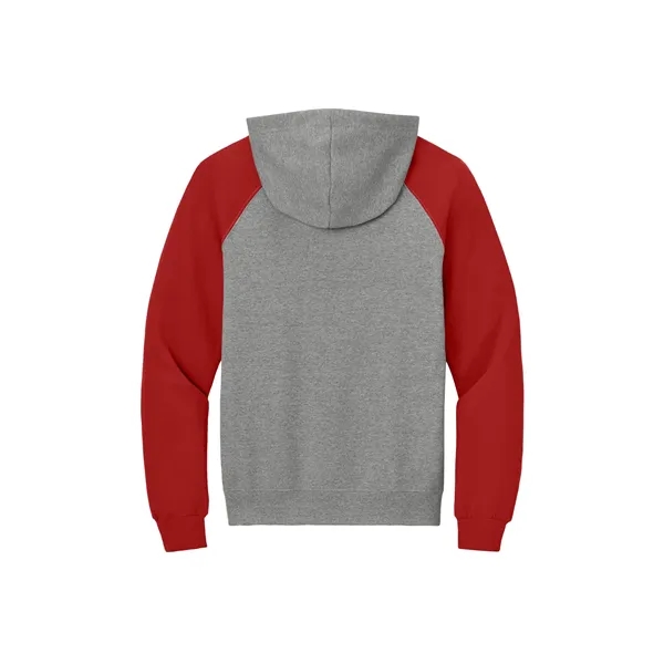 Jerzees Unisex NuBlend Colorblock Raglan Hoodie Sweatshirt - Jerzees Unisex NuBlend Colorblock Raglan Hoodie Sweatshirt - Image 18 of 19