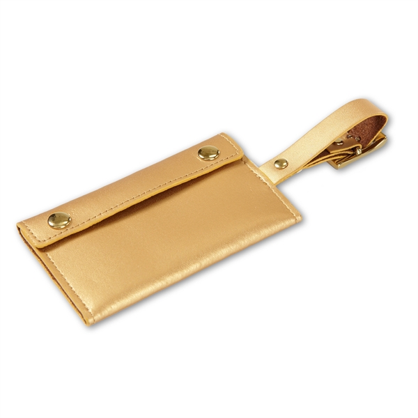 Snap Wrap Leather Luggage Tag - Snap Wrap Leather Luggage Tag - Image 31 of 32