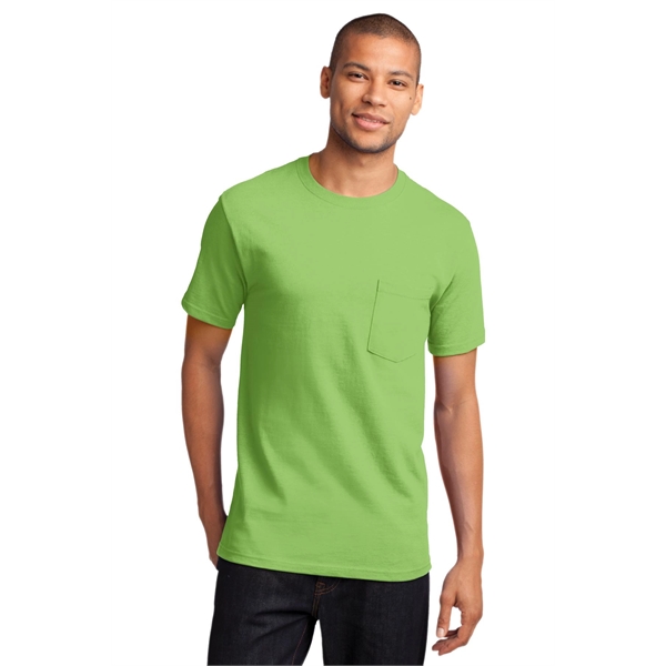 Port & Company - Tall Essential Pocket Tee. - Port & Company - Tall Essential Pocket Tee. - Image 47 of 131