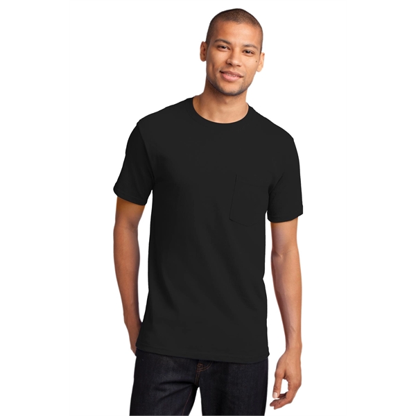 Port & Company - Tall Essential Pocket Tee. - Port & Company - Tall Essential Pocket Tee. - Image 57 of 131