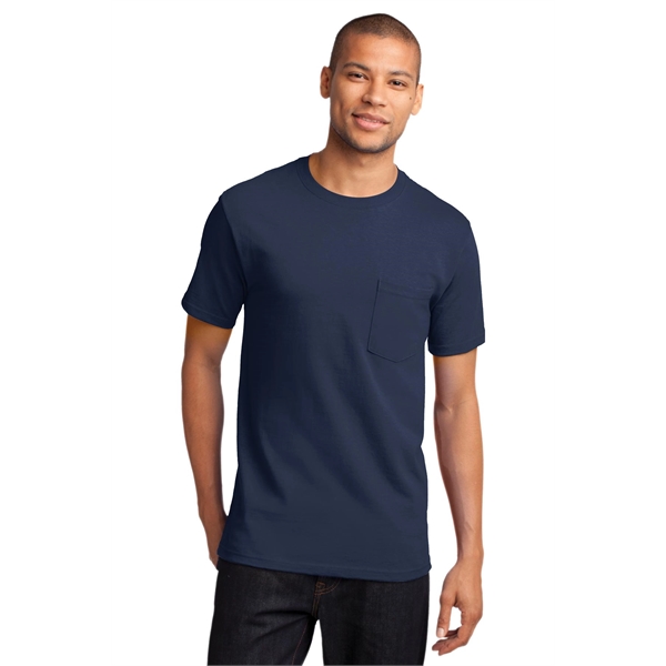 Port & Company - Tall Essential Pocket Tee. - Port & Company - Tall Essential Pocket Tee. - Image 59 of 131