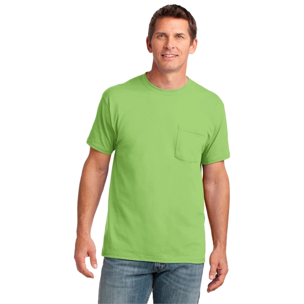 Port & Company Core Cotton Pocket Tee. - Port & Company Core Cotton Pocket Tee. - Image 78 of 95