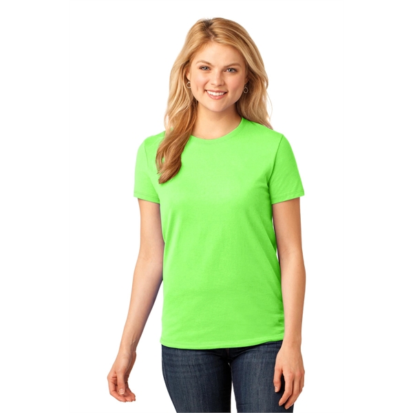 Port & Company Women's Core Cotton Tee. - Port & Company Women's Core Cotton Tee. - Image 120 of 144