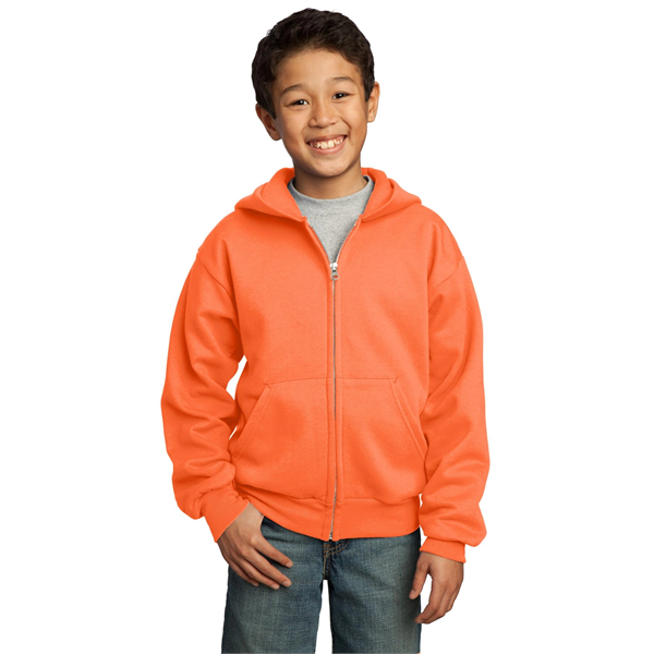 Port & Company - Youth Core Fleece Full-Zip Hooded Sweats... - Port & Company - Youth Core Fleece Full-Zip Hooded Sweats... - Image 102 of 115