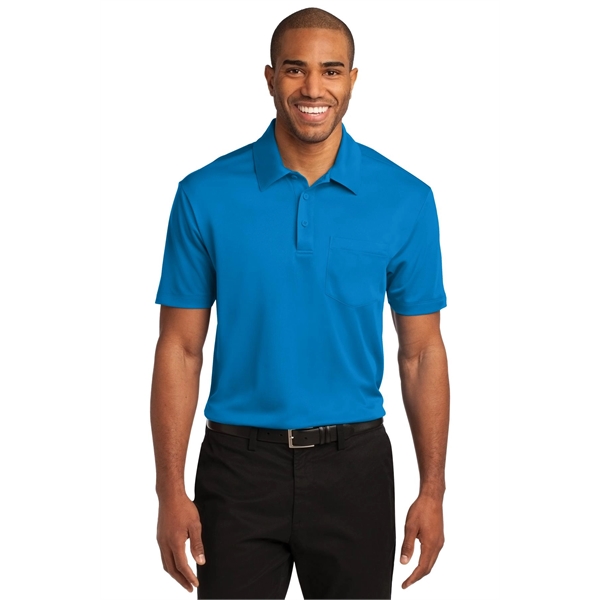 Port Authority Silk Touch Performance Pocket Polo. - Port Authority Silk Touch Performance Pocket Polo. - Image 31 of 75