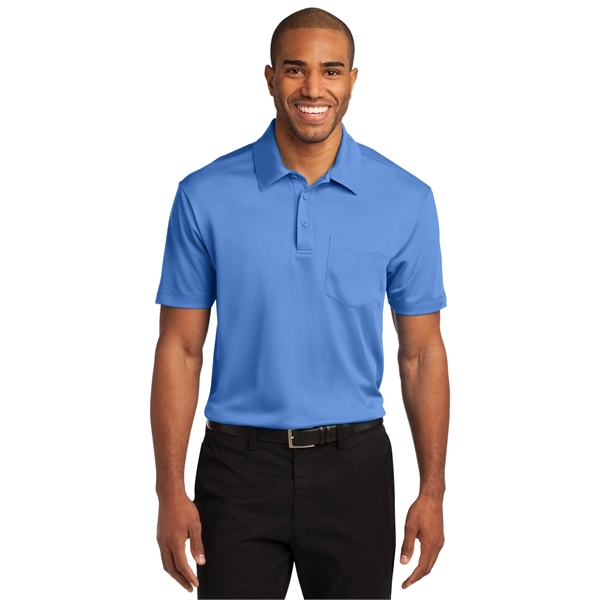 Port Authority Silk Touch Performance Pocket Polo. - Port Authority Silk Touch Performance Pocket Polo. - Image 32 of 75