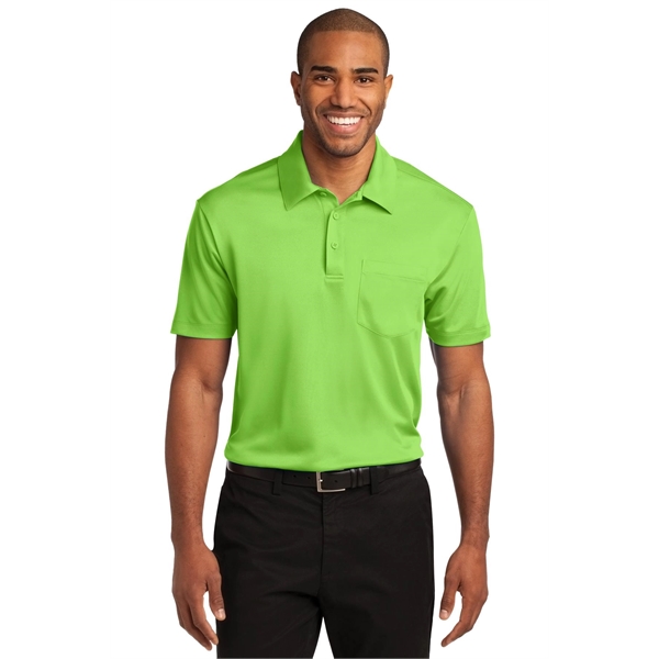 Port Authority Silk Touch Performance Pocket Polo. - Port Authority Silk Touch Performance Pocket Polo. - Image 34 of 75