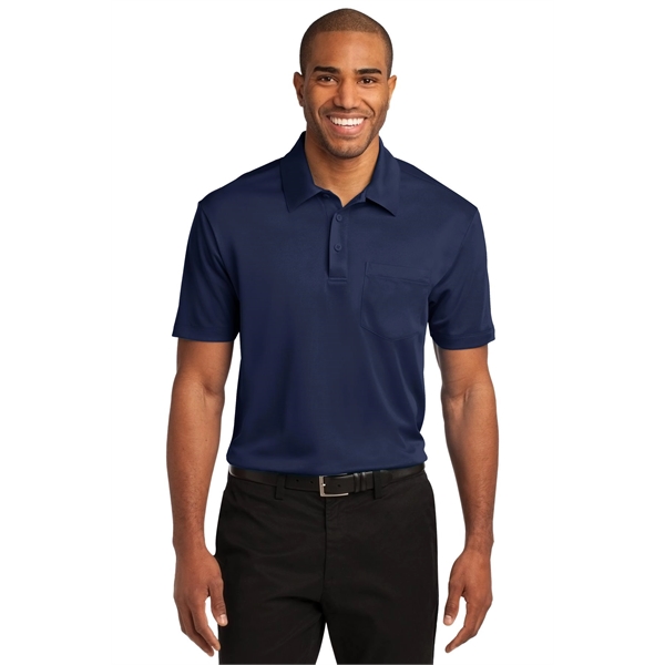 Port Authority Silk Touch Performance Pocket Polo. - Port Authority Silk Touch Performance Pocket Polo. - Image 39 of 75