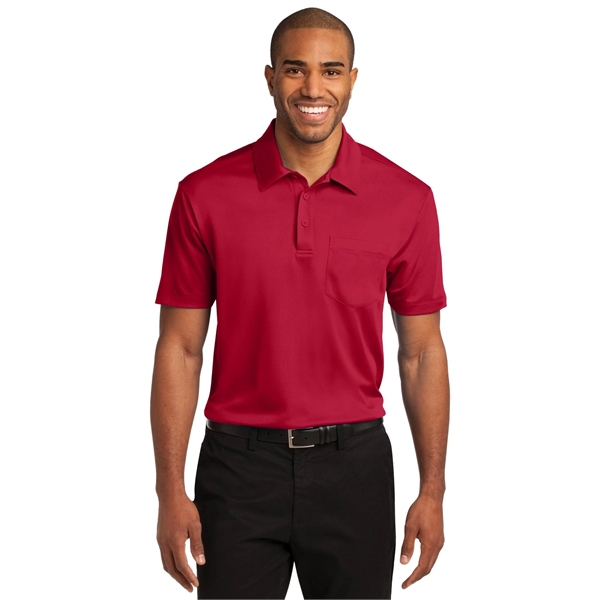 Port Authority Silk Touch Performance Pocket Polo. - Port Authority Silk Touch Performance Pocket Polo. - Image 40 of 75