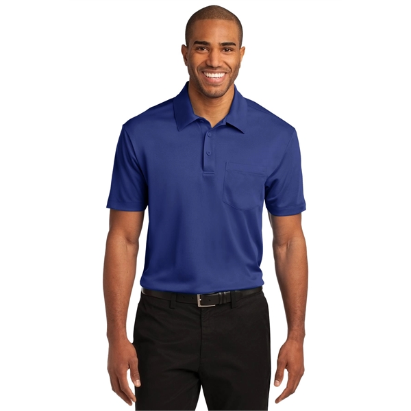 Port Authority Silk Touch Performance Pocket Polo. - Port Authority Silk Touch Performance Pocket Polo. - Image 43 of 75