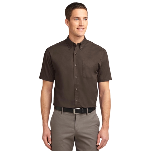 Port Authority Tall Short Sleeve Easy Care Shirt. - Port Authority Tall Short Sleeve Easy Care Shirt. - Image 52 of 149