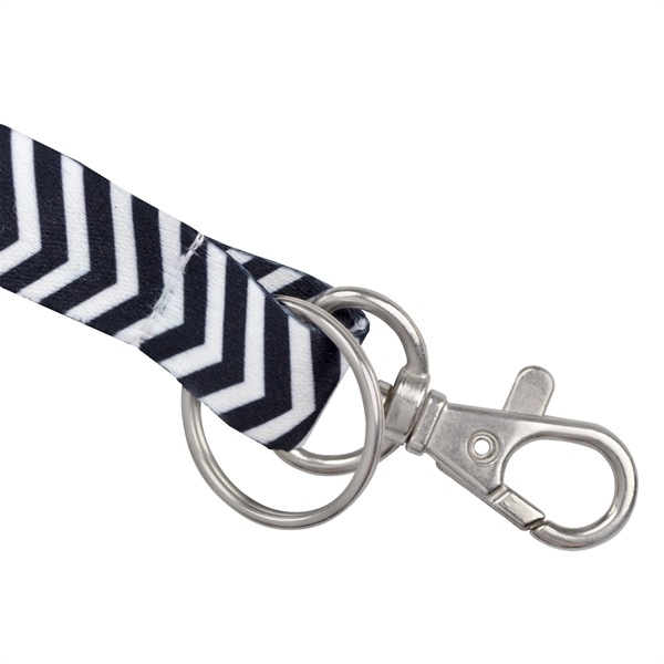 5/8" Pre-Printed ZigZag Pattern Fashion Breakaway Lanyards - 5/8" Pre-Printed ZigZag Pattern Fashion Breakaway Lanyards - Image 4 of 4