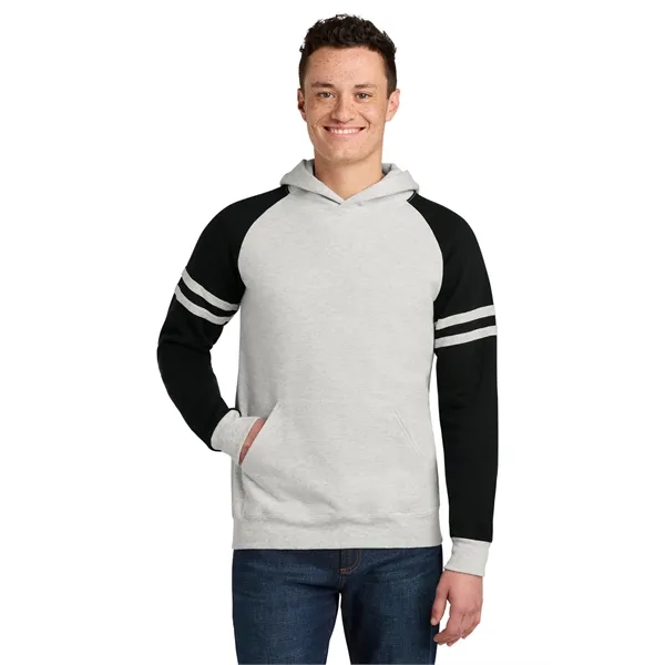 Jerzees Unisex NuBlend Varsity Colorblock Hooded Sweatshirt - Jerzees Unisex NuBlend Varsity Colorblock Hooded Sweatshirt - Image 0 of 9