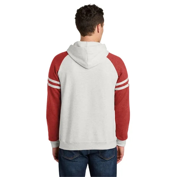 Jerzees Unisex NuBlend Varsity Colorblock Hooded Sweatshirt - Jerzees Unisex NuBlend Varsity Colorblock Hooded Sweatshirt - Image 3 of 9
