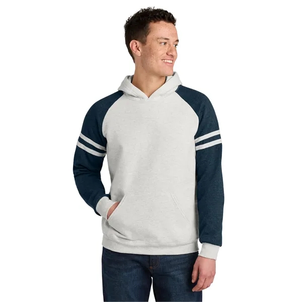 Jerzees Unisex NuBlend Varsity Colorblock Hooded Sweatshirt - Jerzees Unisex NuBlend Varsity Colorblock Hooded Sweatshirt - Image 4 of 9