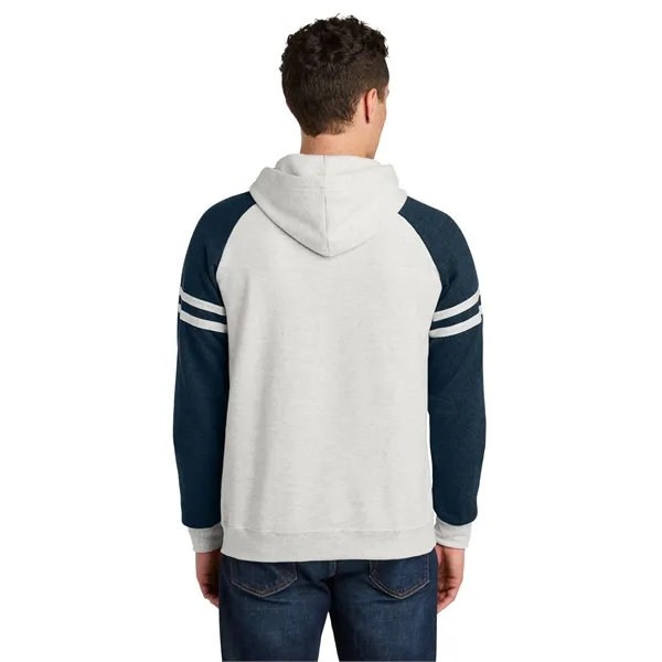 Jerzees Unisex NuBlend Varsity Colorblock Hooded Sweatshirt - Jerzees Unisex NuBlend Varsity Colorblock Hooded Sweatshirt - Image 5 of 9