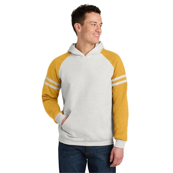 Jerzees Unisex NuBlend Varsity Colorblock Hooded Sweatshirt - Jerzees Unisex NuBlend Varsity Colorblock Hooded Sweatshirt - Image 6 of 9