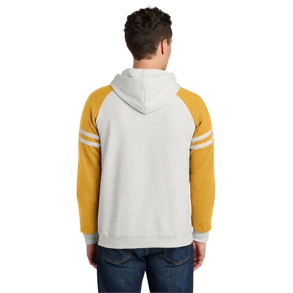 Jerzees Unisex NuBlend Varsity Colorblock Hooded Sweatshirt - Jerzees Unisex NuBlend Varsity Colorblock Hooded Sweatshirt - Image 7 of 9