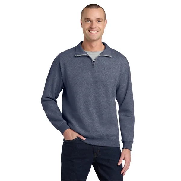 Jerzees - NuBlend 1/4-Zip Cadet Collar Sweatshirt. - Jerzees - NuBlend 1/4-Zip Cadet Collar Sweatshirt. - Image 55 of 59