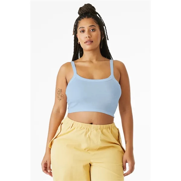BELLA+CANVAS Women's Micro Rib Spaghetti Strap Tank - BELLA+CANVAS Women's Micro Rib Spaghetti Strap Tank - Image 2 of 13