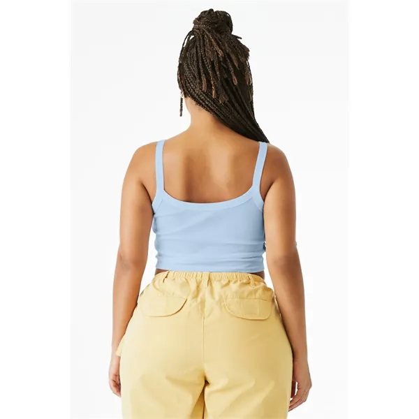 BELLA+CANVAS Women's Micro Rib Spaghetti Strap Tank - BELLA+CANVAS Women's Micro Rib Spaghetti Strap Tank - Image 3 of 13