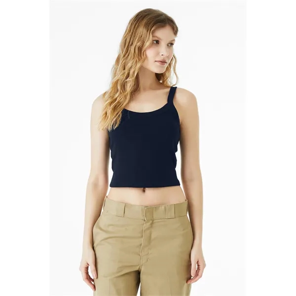 BELLA+CANVAS Women's Micro Rib Spaghetti Strap Tank - BELLA+CANVAS Women's Micro Rib Spaghetti Strap Tank - Image 6 of 13