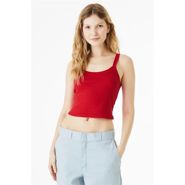 BELLA+CANVAS Women's Micro Rib Spaghetti Strap Tank - BELLA+CANVAS Women's Micro Rib Spaghetti Strap Tank - Image 10 of 13