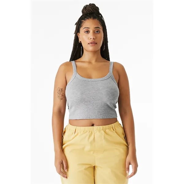 BELLA+CANVAS Women's Micro Rib Spaghetti Strap Tank - BELLA+CANVAS Women's Micro Rib Spaghetti Strap Tank - Image 0 of 13