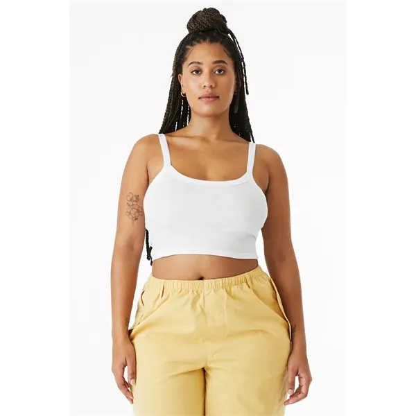 BELLA+CANVAS Women's Micro Rib Spaghetti Strap Tank - BELLA+CANVAS Women's Micro Rib Spaghetti Strap Tank - Image 12 of 13