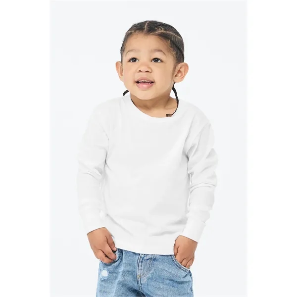 BELLA+CANVAS Toddler Jersey Long Sleeve Tee - BELLA+CANVAS Toddler Jersey Long Sleeve Tee - Image 6 of 7