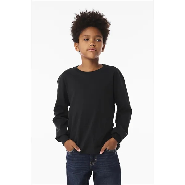 BELLA+CANVAS Youth 6-Ounce Heavyweight Long Sleeve Tee