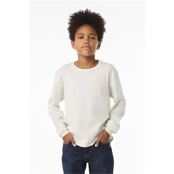 BELLA+CANVAS Youth 6-Ounce Heavyweight Long Sleeve Tee