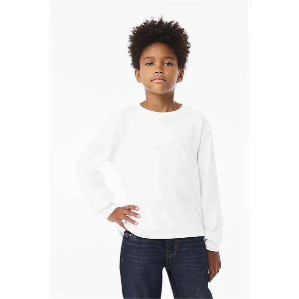 BELLA+CANVAS Youth 6-Ounce Heavyweight Long Sleeve Tee