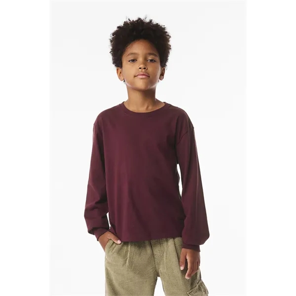 BELLA+CANVAS Youth 6-Ounce Heavyweight Long Sleeve Tee