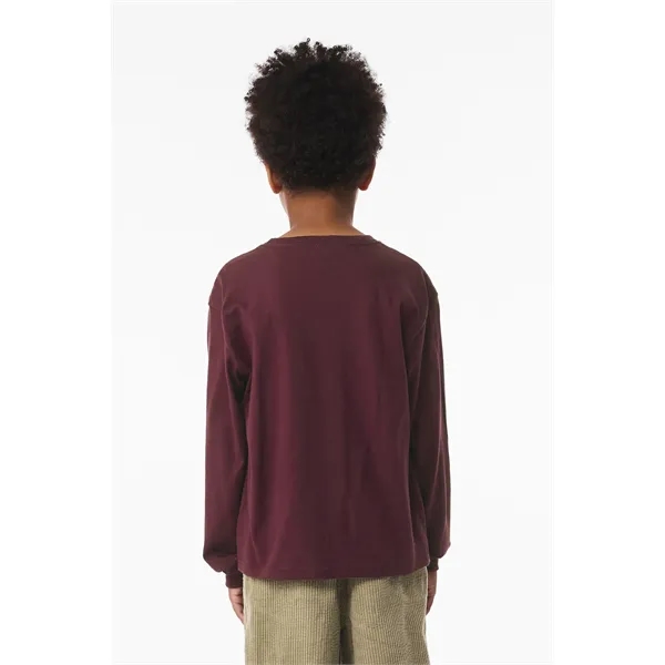 BELLA+CANVAS Youth 6-Ounce Heavyweight Long Sleeve Tee