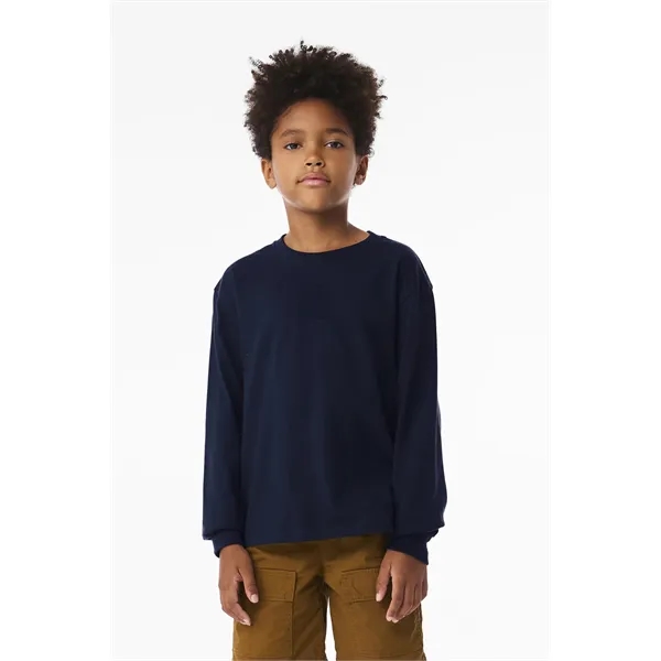BELLA+CANVAS Youth 6-Ounce Heavyweight Long Sleeve Tee